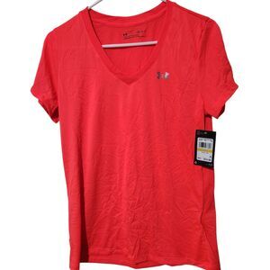 Under Armour Tshirt For Women Size Medium Orange Color Lightweight Loose Top